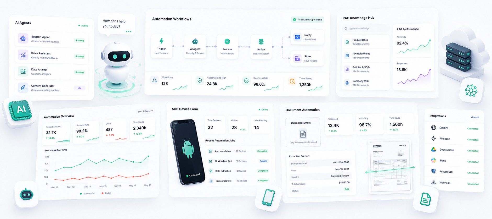 AI & Intelligent Automation interface preview